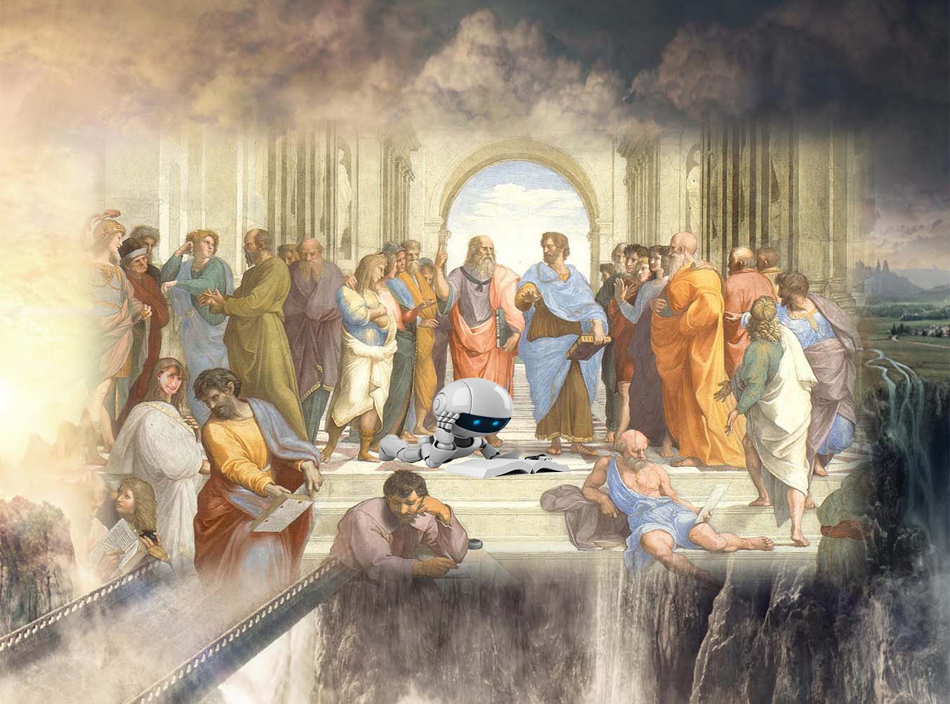 beyond zebra version of the school of athens